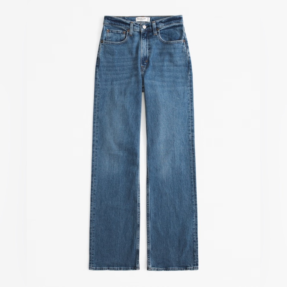 Abercrombie & Fitch Curve Love High Rise 90s Relaxed Jean size 29
